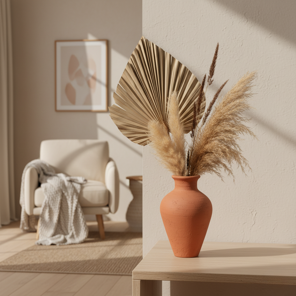 Dried Pampas Grass Arrangement